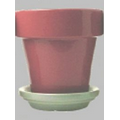 5 1/2" Solid Color Flower Pot